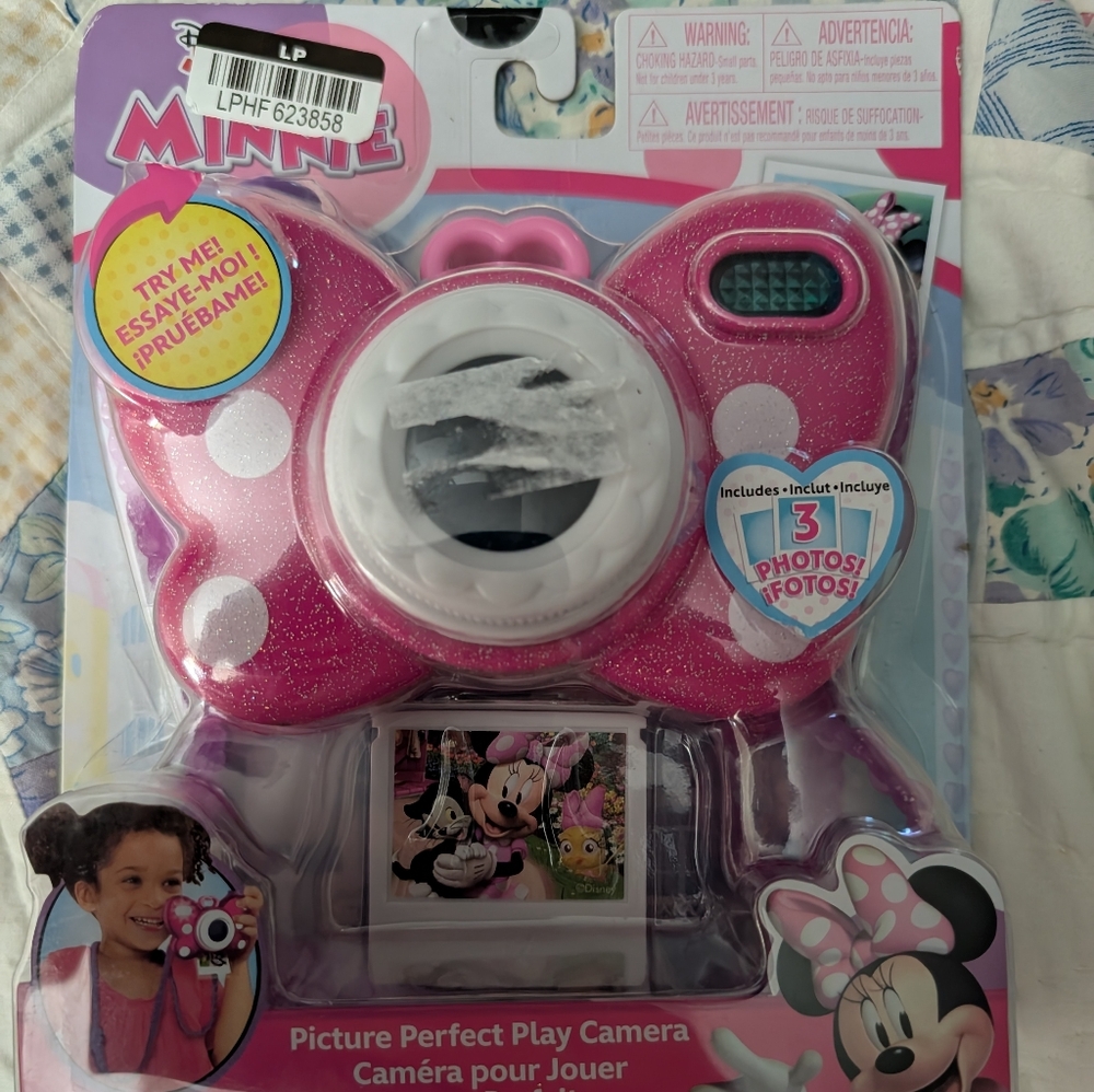 Disney Minnie Mouse Sparkling Pink Play Camera